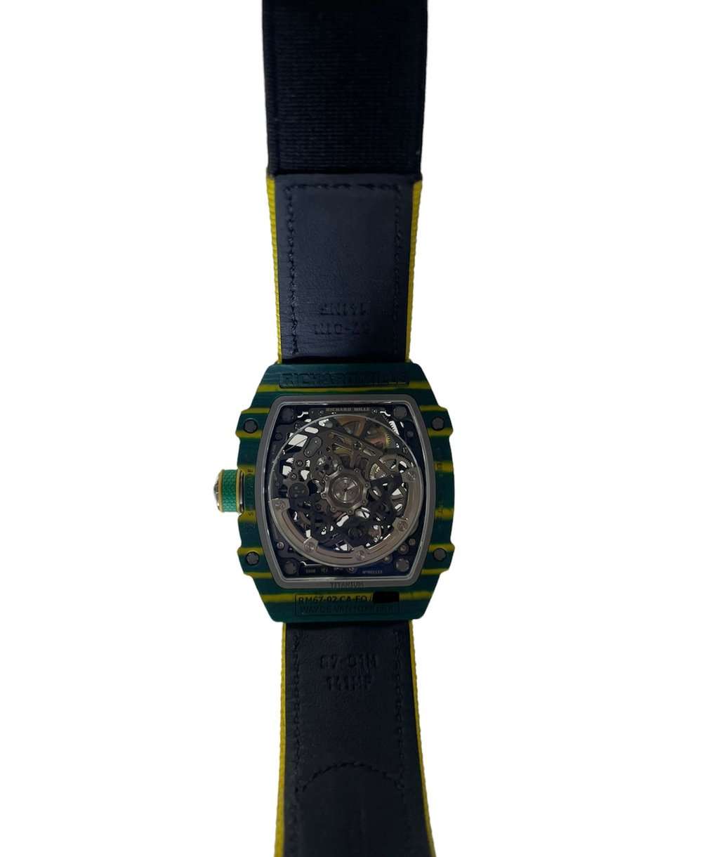 Richard Mille RM 67-02 Automatic Extra Flat Wayde Van Niekerk (Reference # 67-02) 52mm MultiColor Never worn - Back View