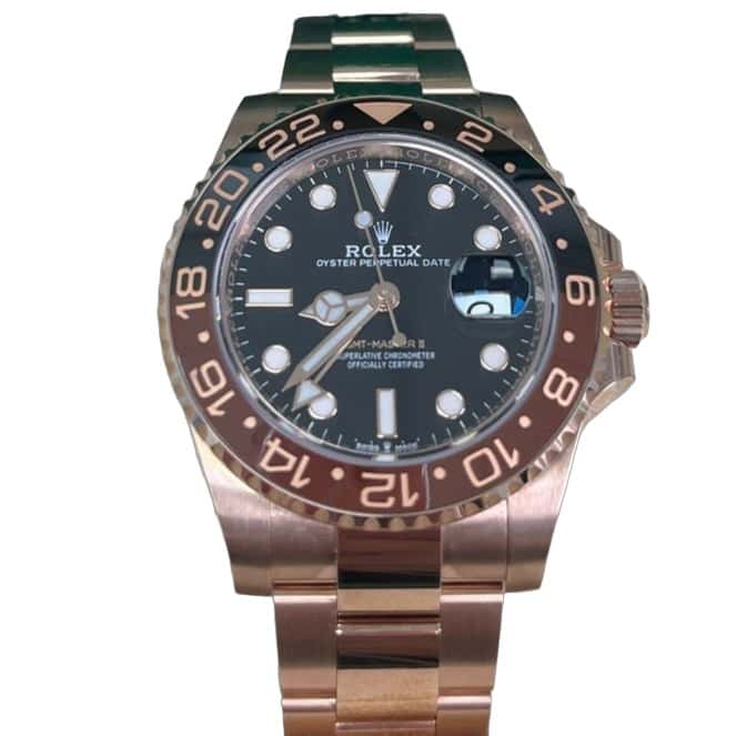 Rolex GMT-Master II 40mm Pink Never worn - Front View