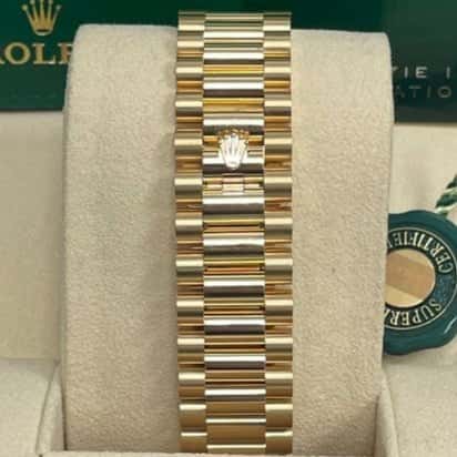 Rolex Day-Date 40 Silver Never worn - Back View