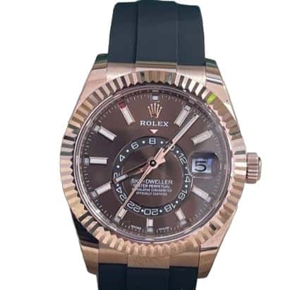 Rolex Sky-Dweller 42mm Pink Never worn - Front View