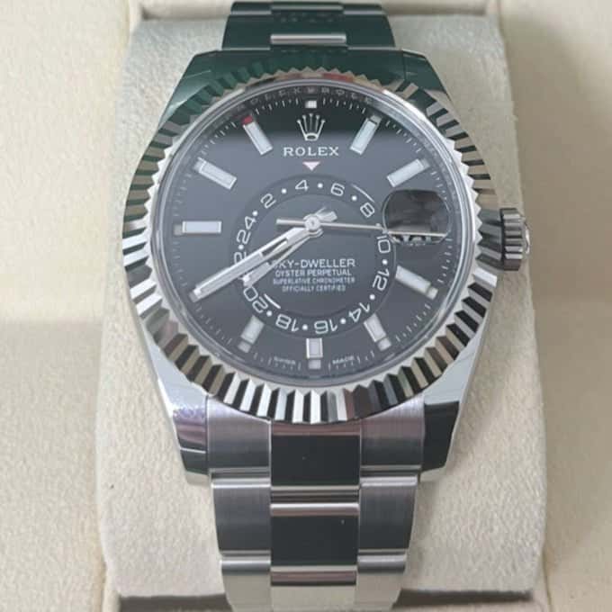 Rolex Sky-Dweller 42mm Black Never worn - Back View