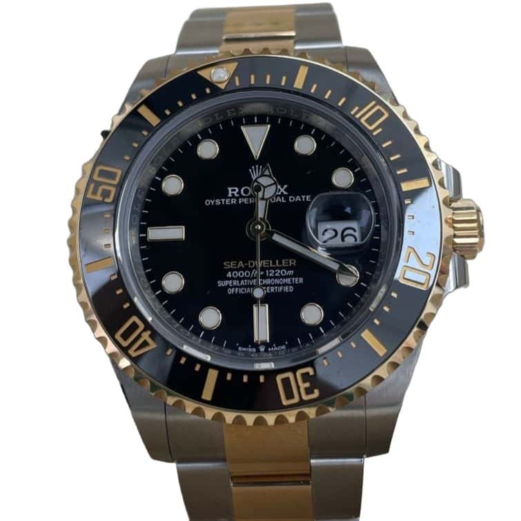 Rolex Sea-Dweller 43mm Gold Never worn - Front View