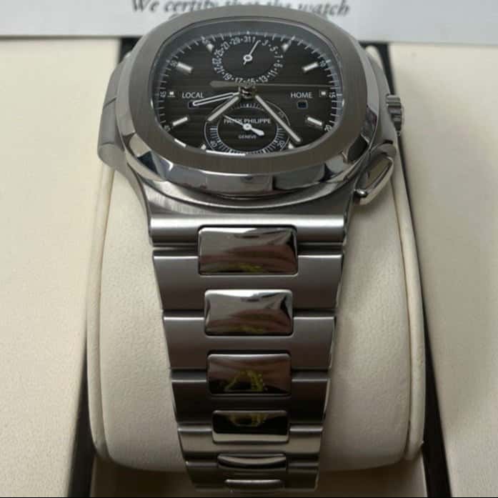 Patek Philippe Nautilus 40mm Black Never worn - Back View