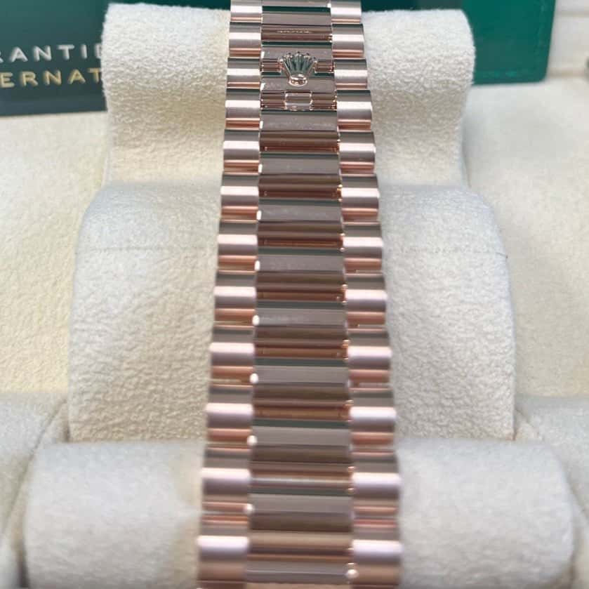 Rolex Day-Date 40 Pink Never worn - Inside View
