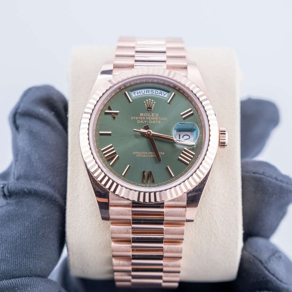 Rolex Day-Date 40 Pink Never worn - Back View