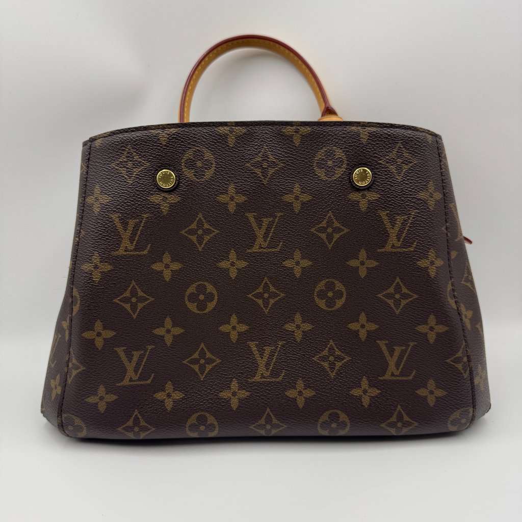 Louis Vuitton montaigne BB Brown Canvas Good condition - Back View