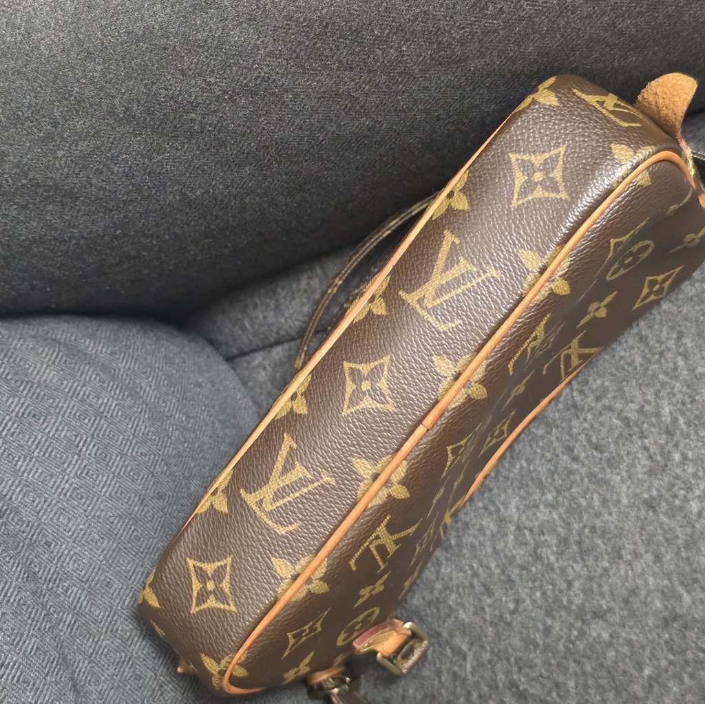 Louis Vuitton Pochette Marly Bandoulière Brown Canvas Fair - Inside View