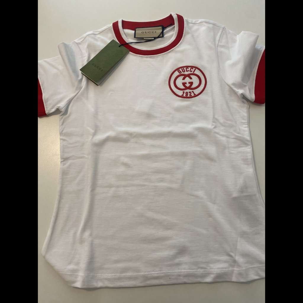 Gucci T-shirt White Cotton Never worn, with tag - Back View