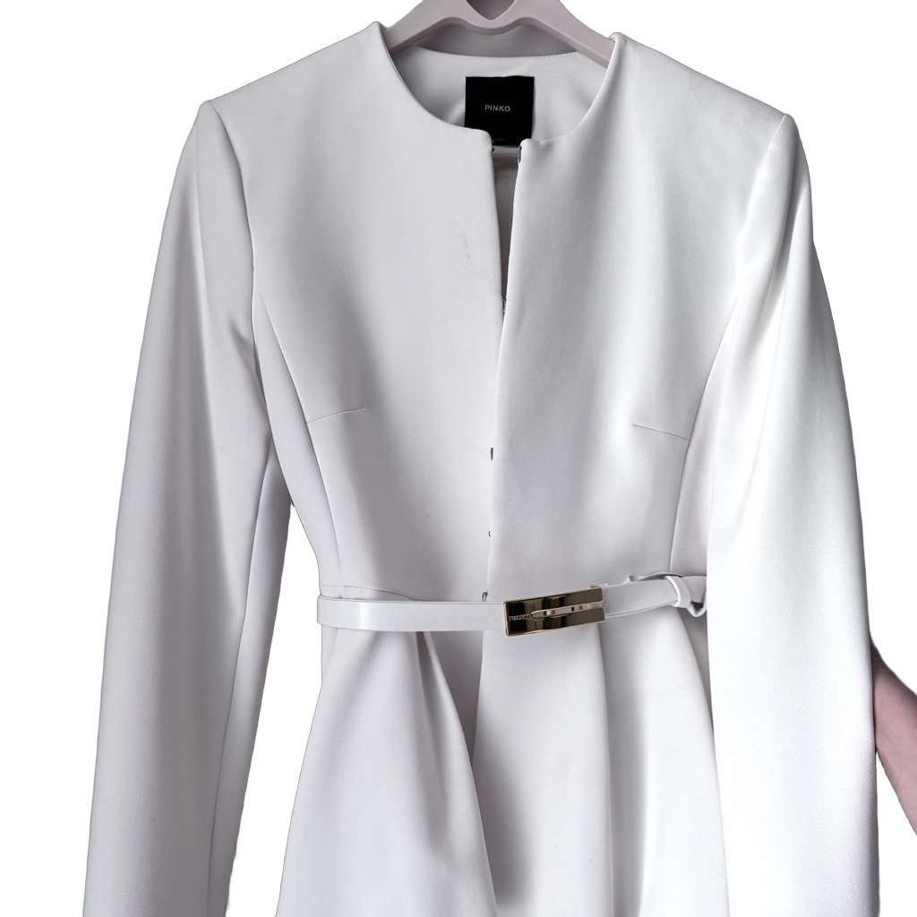 Pinko Blazer and Skirt White Very good - Front View