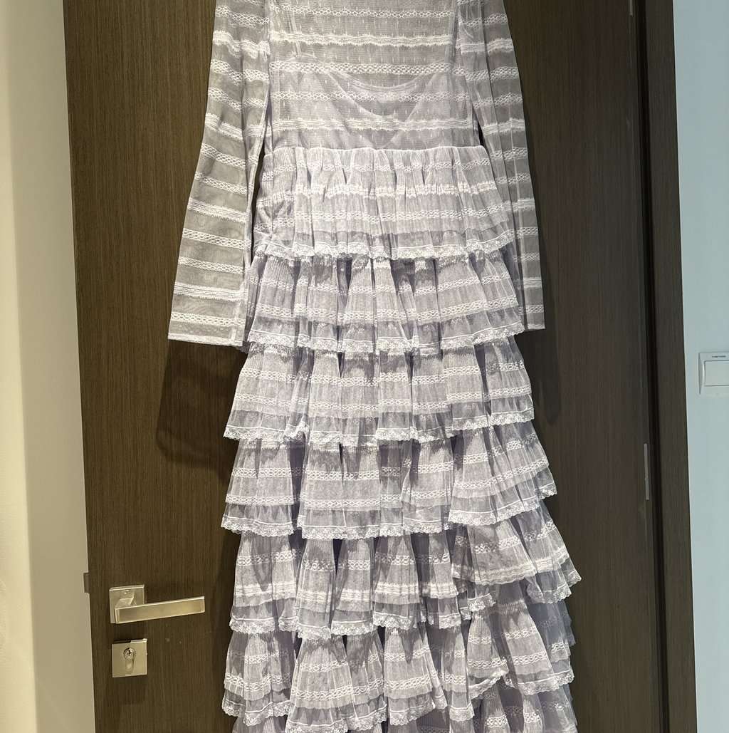 RED VALENTINO GARAVANI Valentino Dress MultiColor Lace Never worn, with tag - Back View