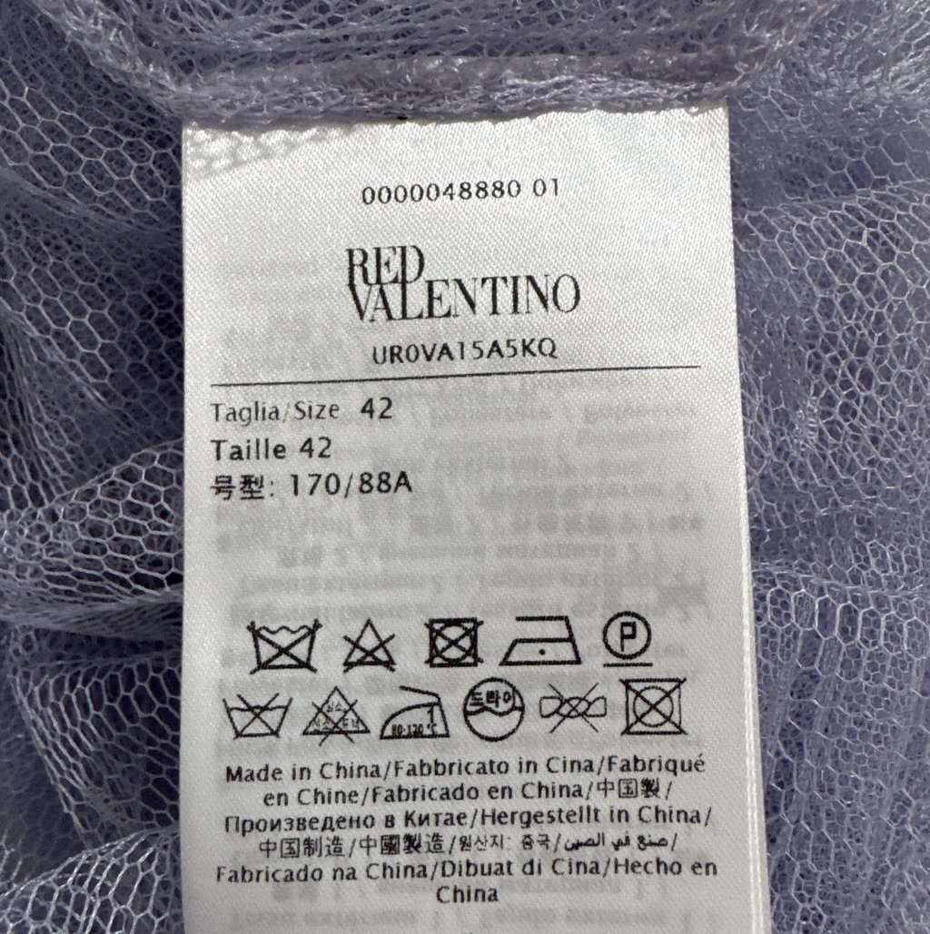 RED VALENTINO GARAVANI Valentino Dress MultiColor Lace Never worn, with tag - Inside View