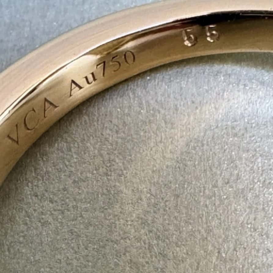 Van Cleef & Arpels Alahambra Between The Ring Gold Gold Very good - Inside View