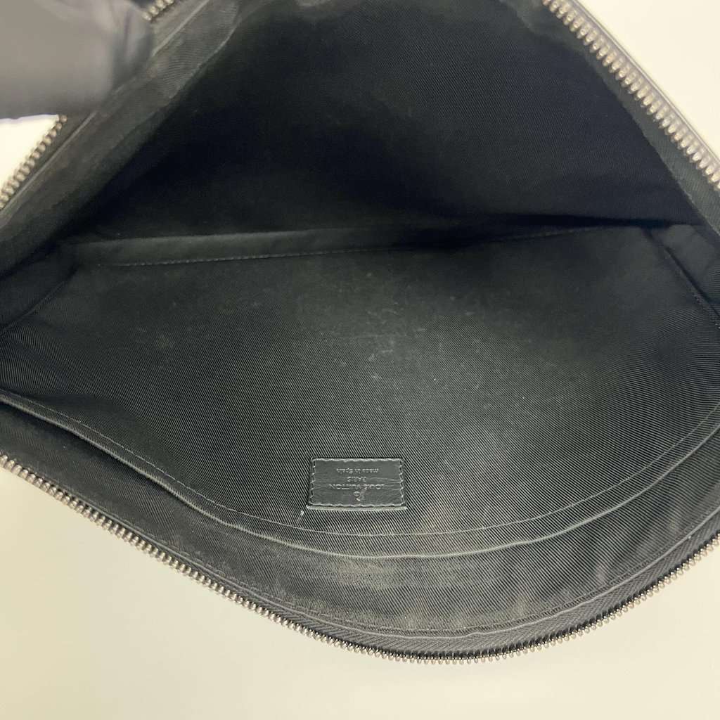 Louis Vuitton Monogram Shadow Leather Pochette Jour GM Black Leather Good - Inside View