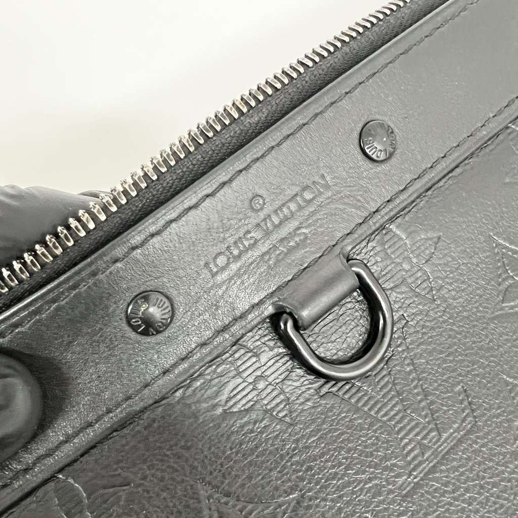 Louis Vuitton Monogram Shadow Leather Pochette Jour GM Black Leather Good - Box View