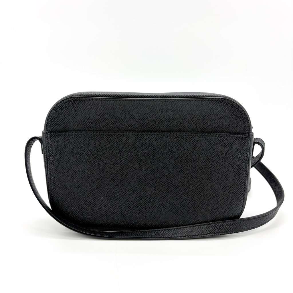 Balenciaga Bill Camera Shoulder Bag Small Black Black Leather Good - Inside View