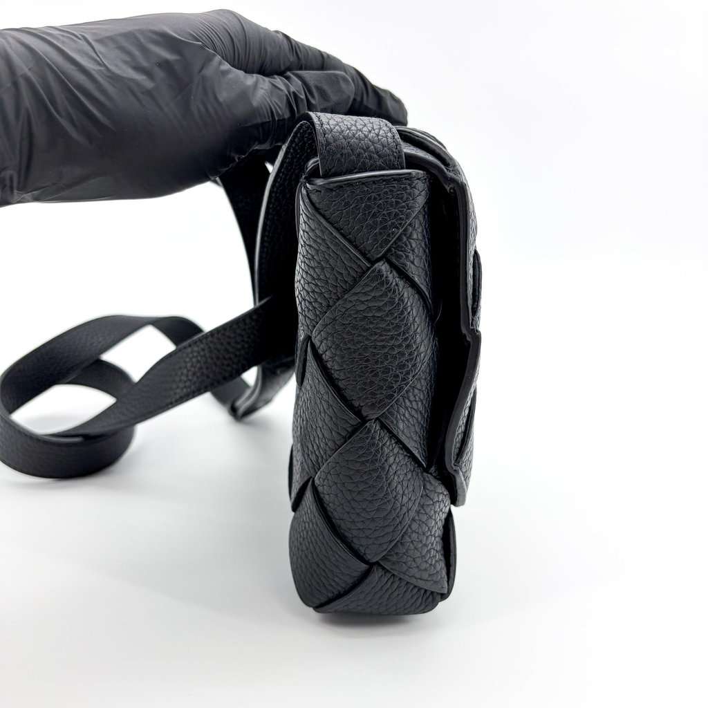 Bottega Veneta Small Cassette Bag Black MultiColor Leather Very good - Box View