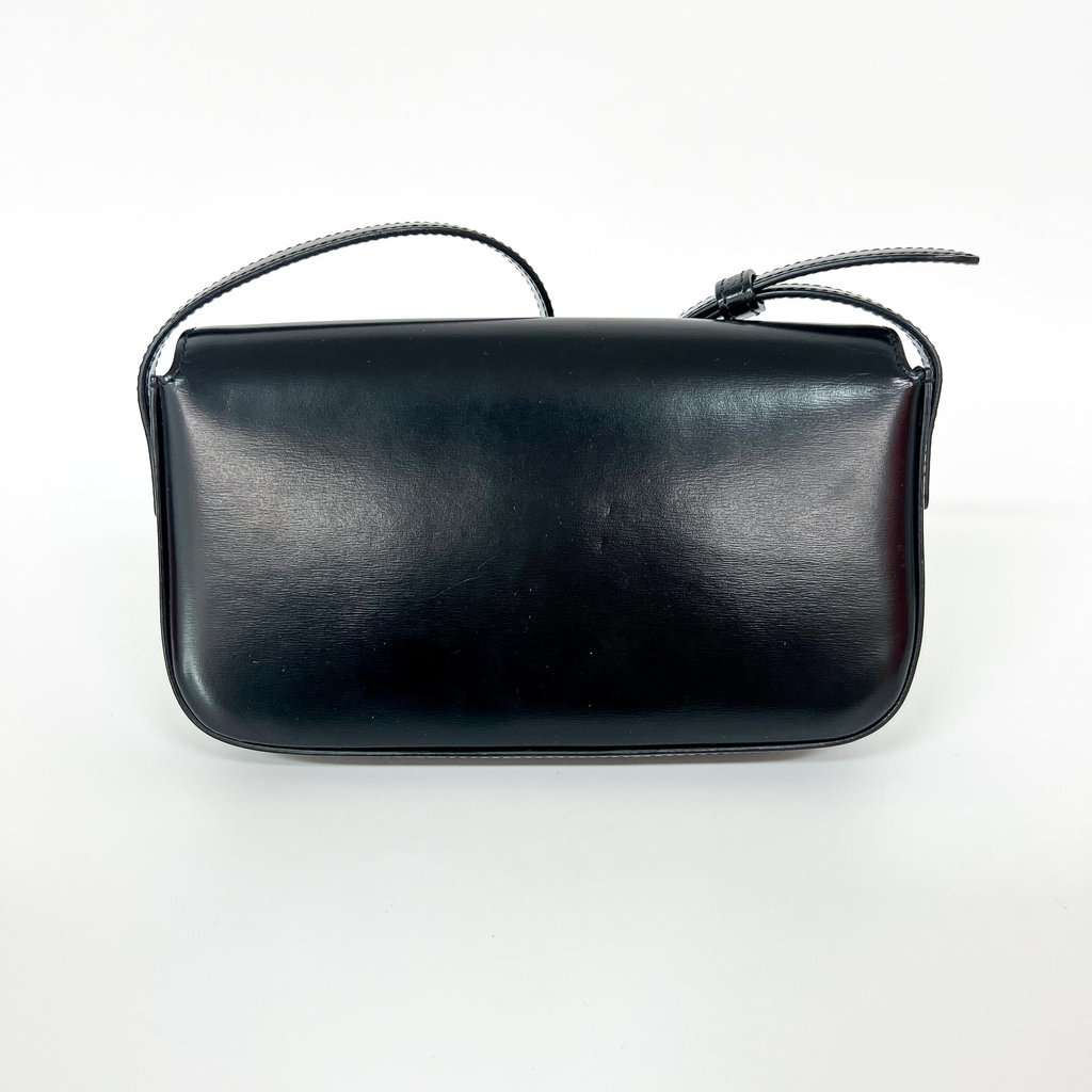 Celine Tin Trionf Bag Shiny Calfskin Black Black Leather Very good - Inside View