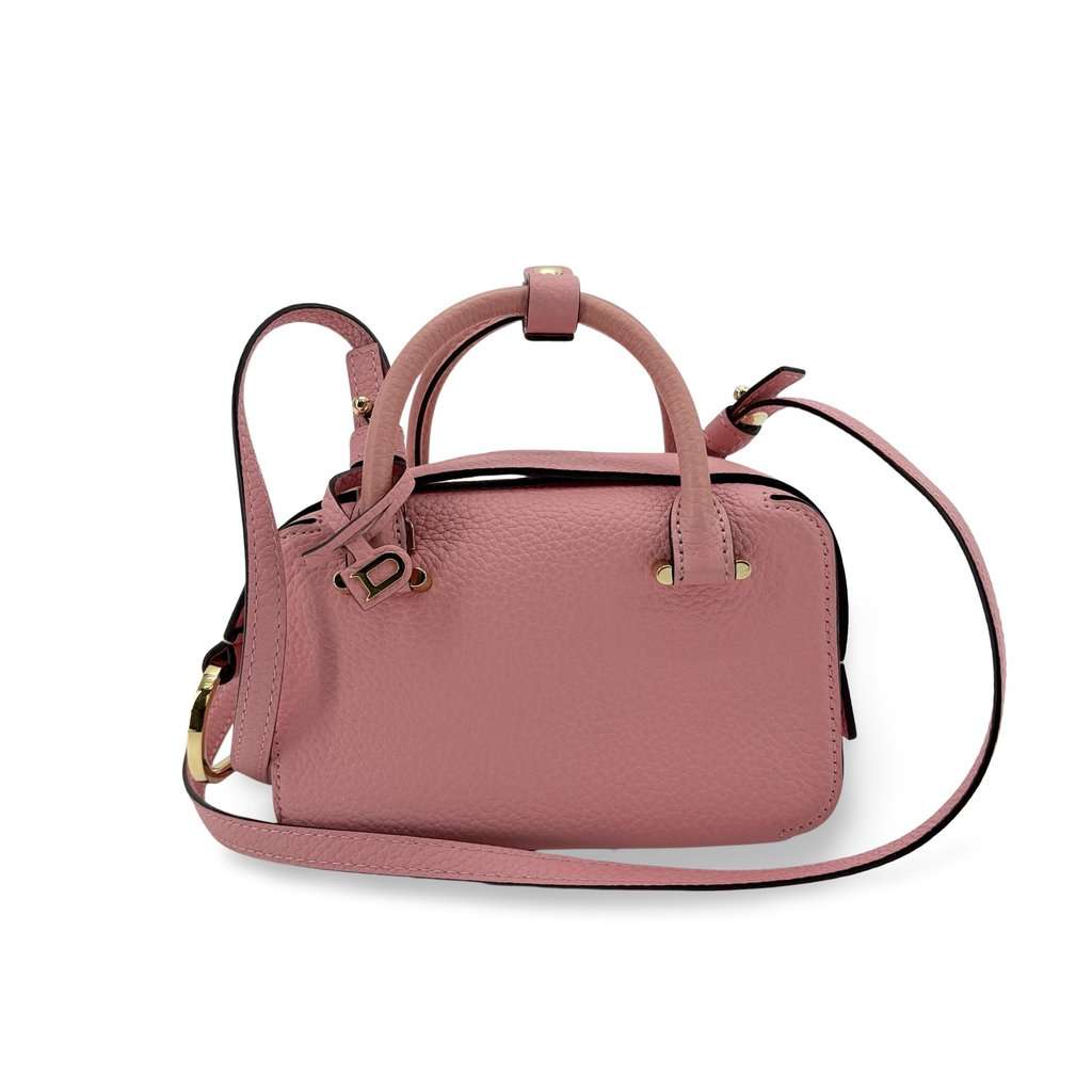 Delvaux Cool Box Nano Toryong Soft Rose Pink Pink Leather Very good - Front View