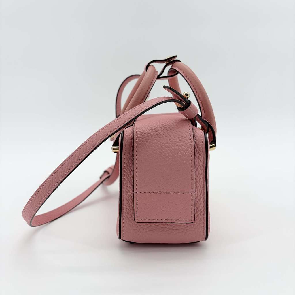 Delvaux Cool Box Nano Toryong Soft Rose Pink Pink Leather Very good - Box View