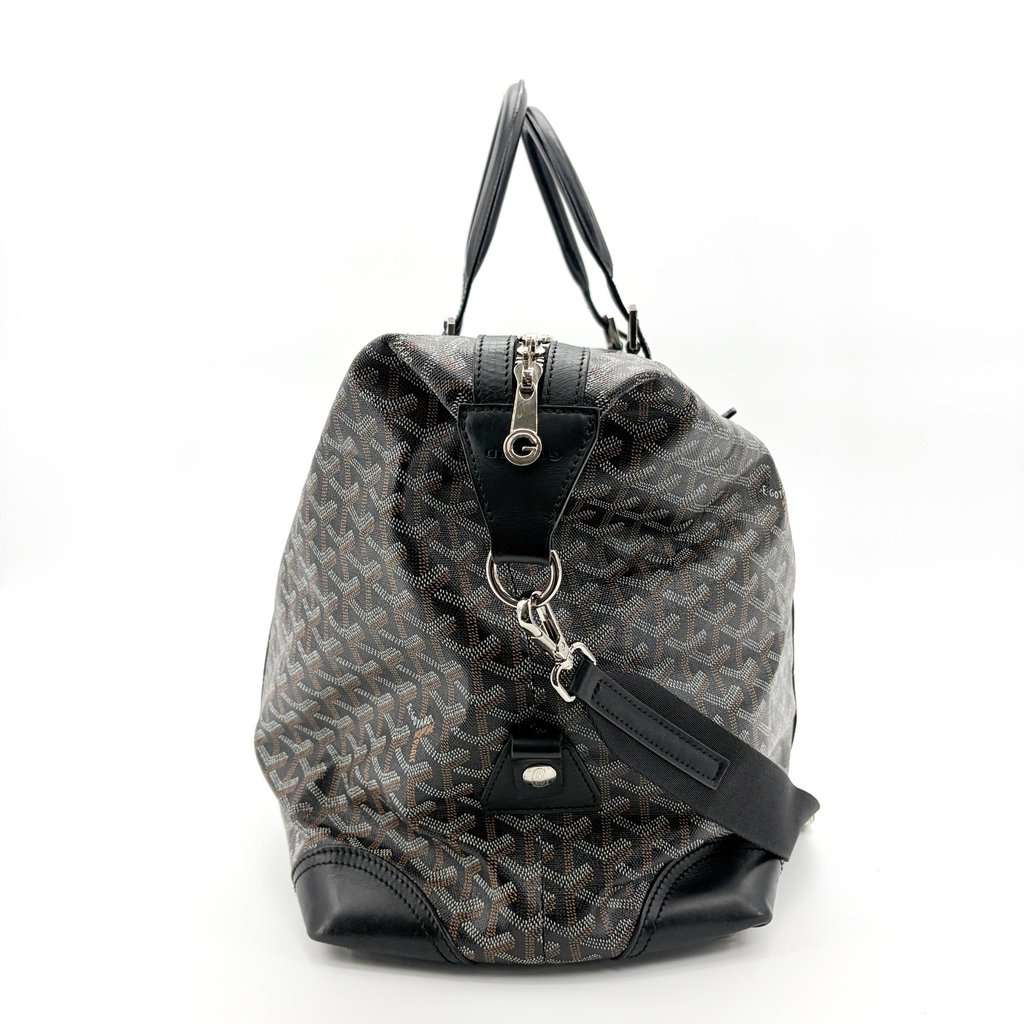 Goyard Boeing 55 Travel Bag Black Black Canvas Very good - Model View
