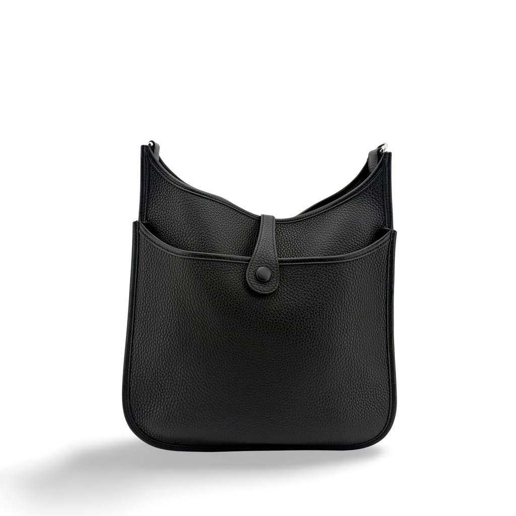Hermès Evelyn 16 TPM So Black Clemence Black MultiColor Leather Very good - Front View