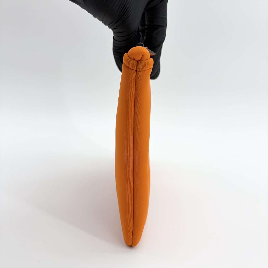 Hermès Neobain Flat Pouch MM Orange Orange Leather Very good - Box View