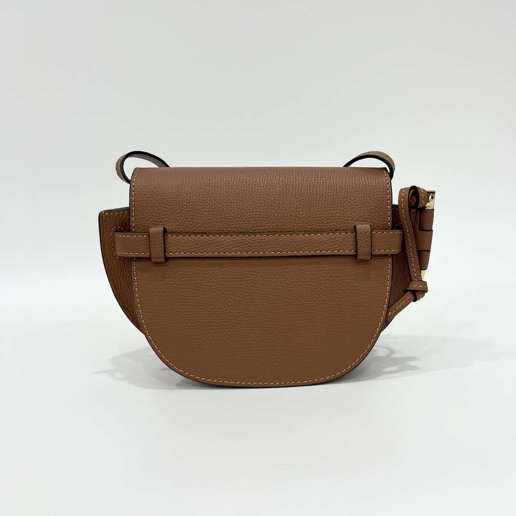 Loewe Mini Gate Dual Bag Brown Very good - Back View