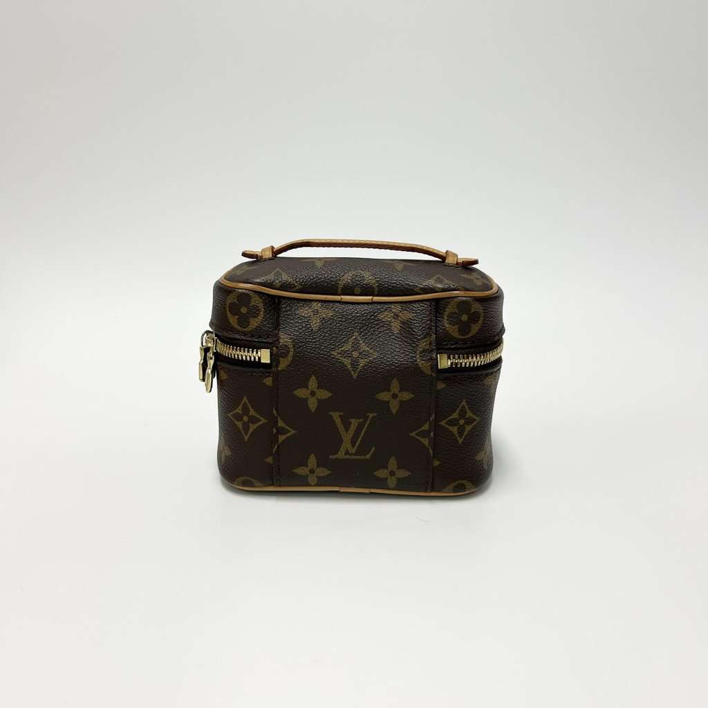 Louis Vuitton Nice Nano Brown Canvas Very good - Inside View