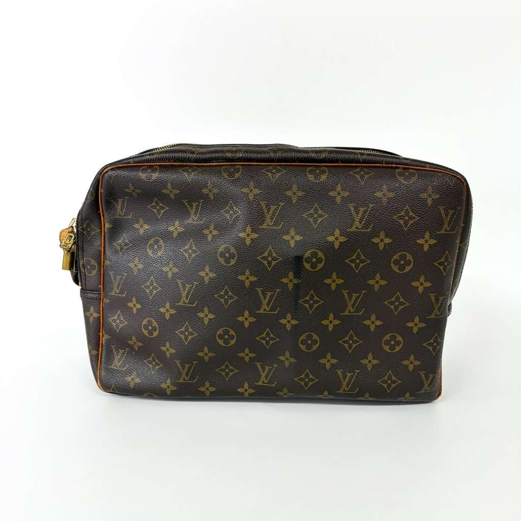 Louis Vuitton Monogram Reporter PM Brown Canvas Fair - Back View