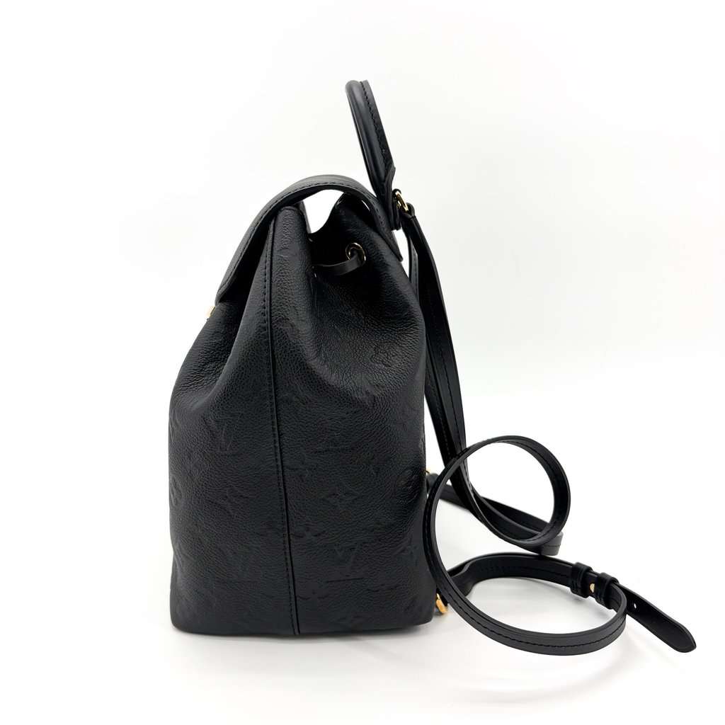 Louis Vuitton Montsouris PM Monogram Empreinte Black Black Leather Very good - Model View