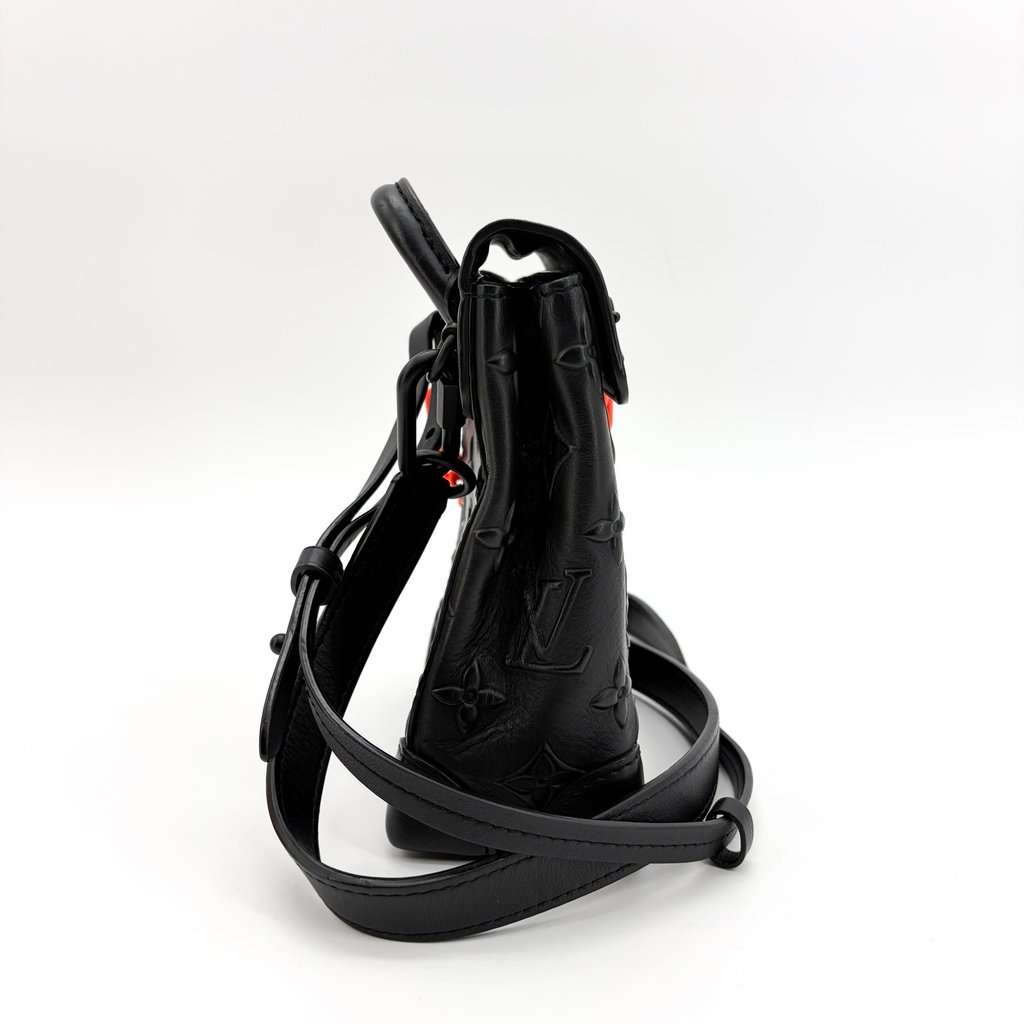 Louis Vuitton Monogram Torrillon Steamer XS Black Black Leather Very good - Box View