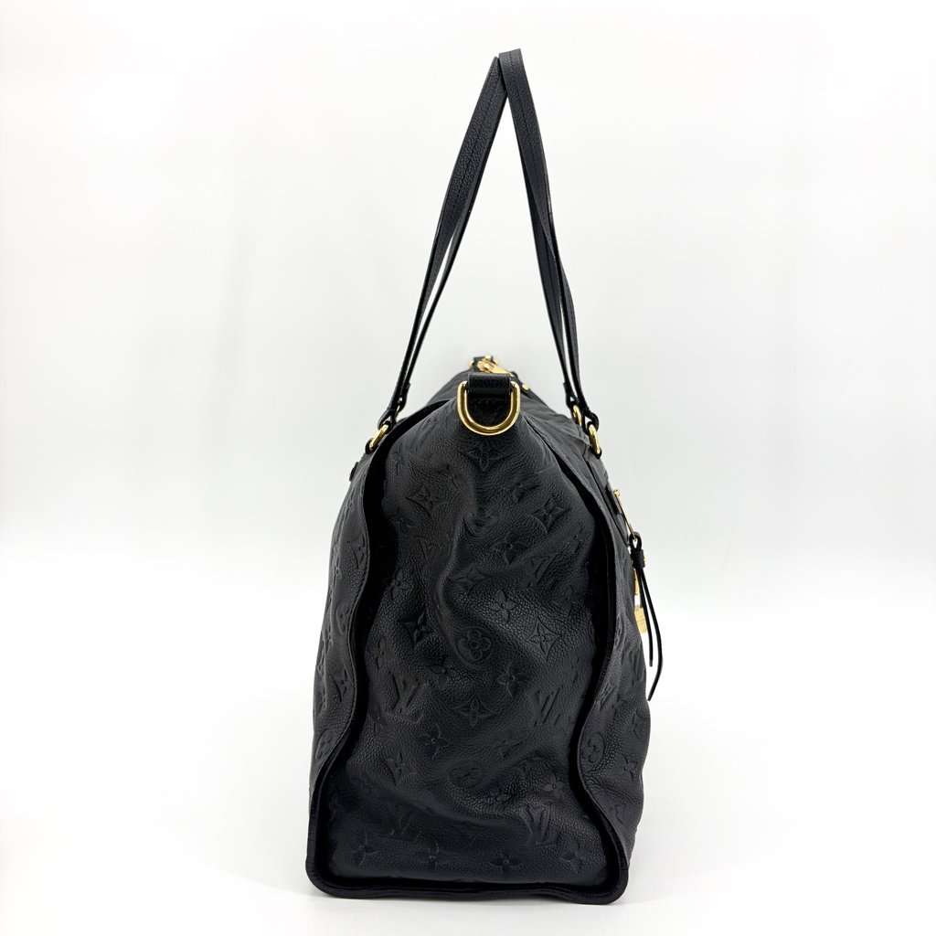 Louis Vuitton Monogram Empreinte Luminuse PM Black Black Leather Very good - Box View