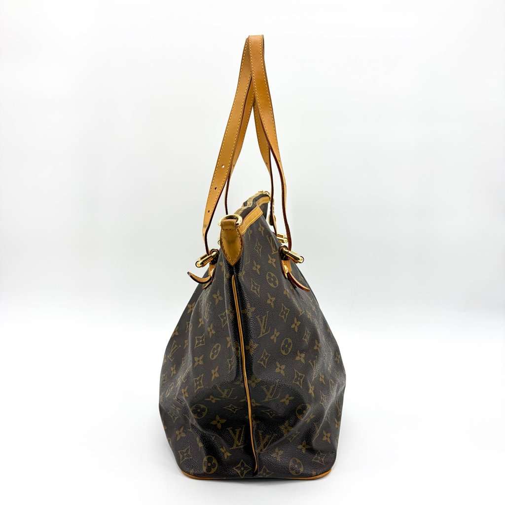 Louis Vuitton Monogram Palermo PM Brown Canvas Good - Model View