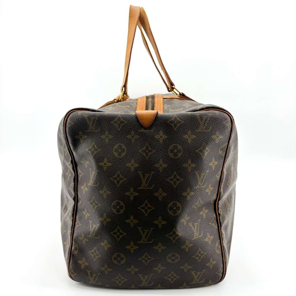 Louis Vuitton Monogram Keepall 50 Brown Beige Canvas Fair - Inside View