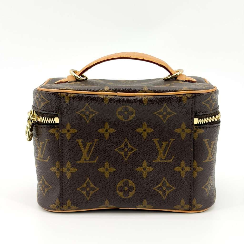 Louis Vuitton Monogram Nice Mini Beauty Case Brown Beige Canvas Very good - Inside View