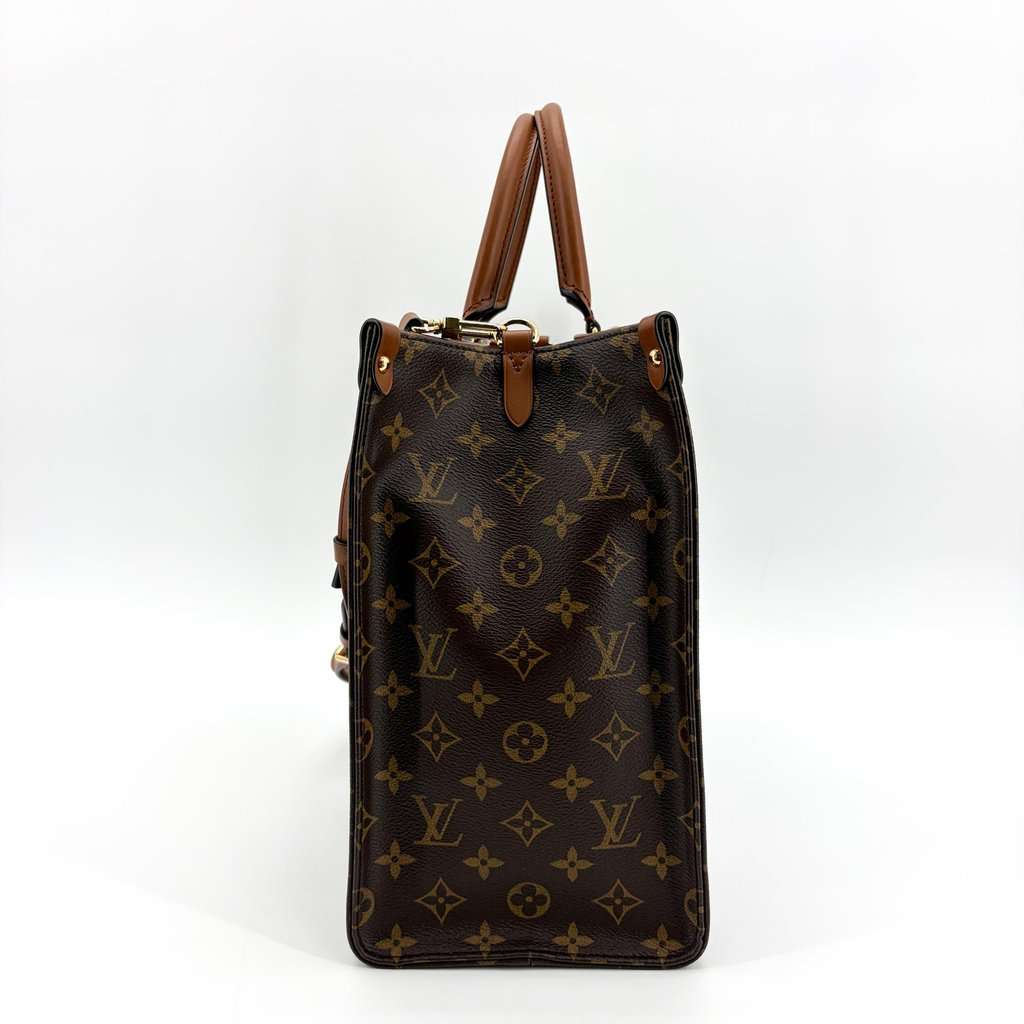 Louis Vuitton Grand Palais Monogram Brown Brown Canvas Very good - Model View