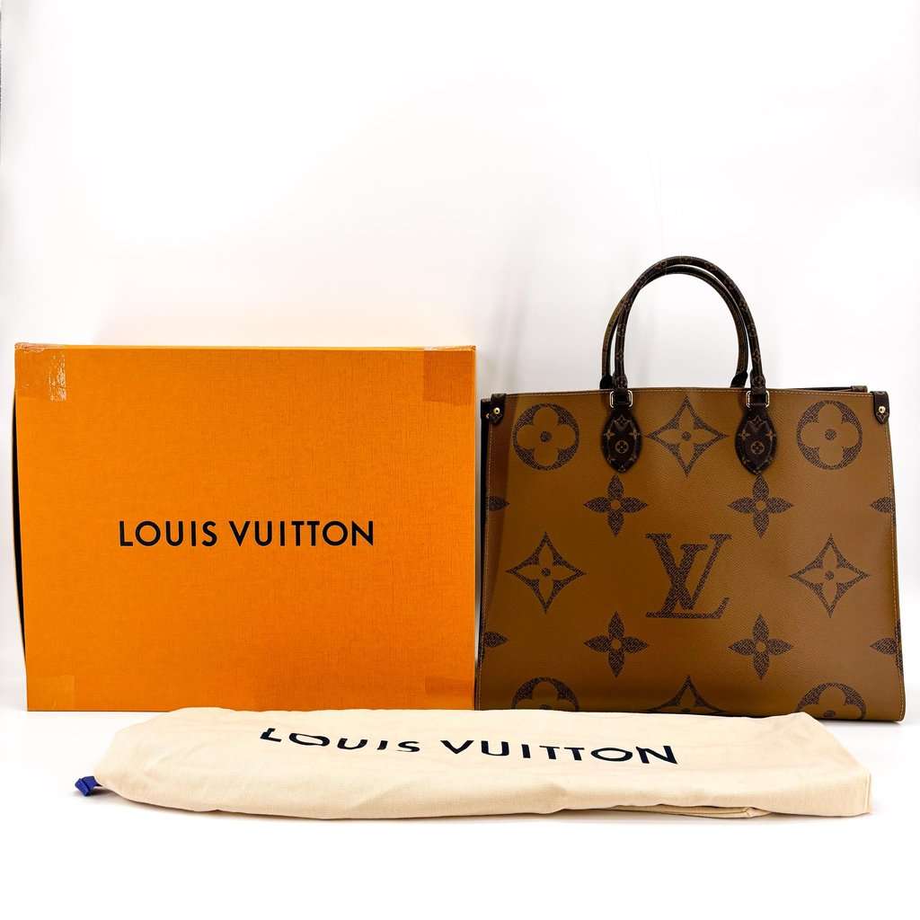 Louis Vuitton Onthego GM Monogram Brown Canvas Very good - Back View