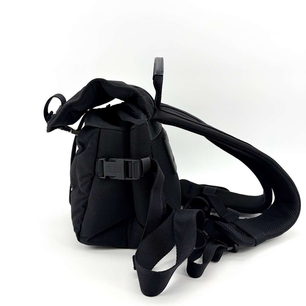 Maison Margiela Nylon Buckle Backpack Black Black Polyamide Good - Inside View