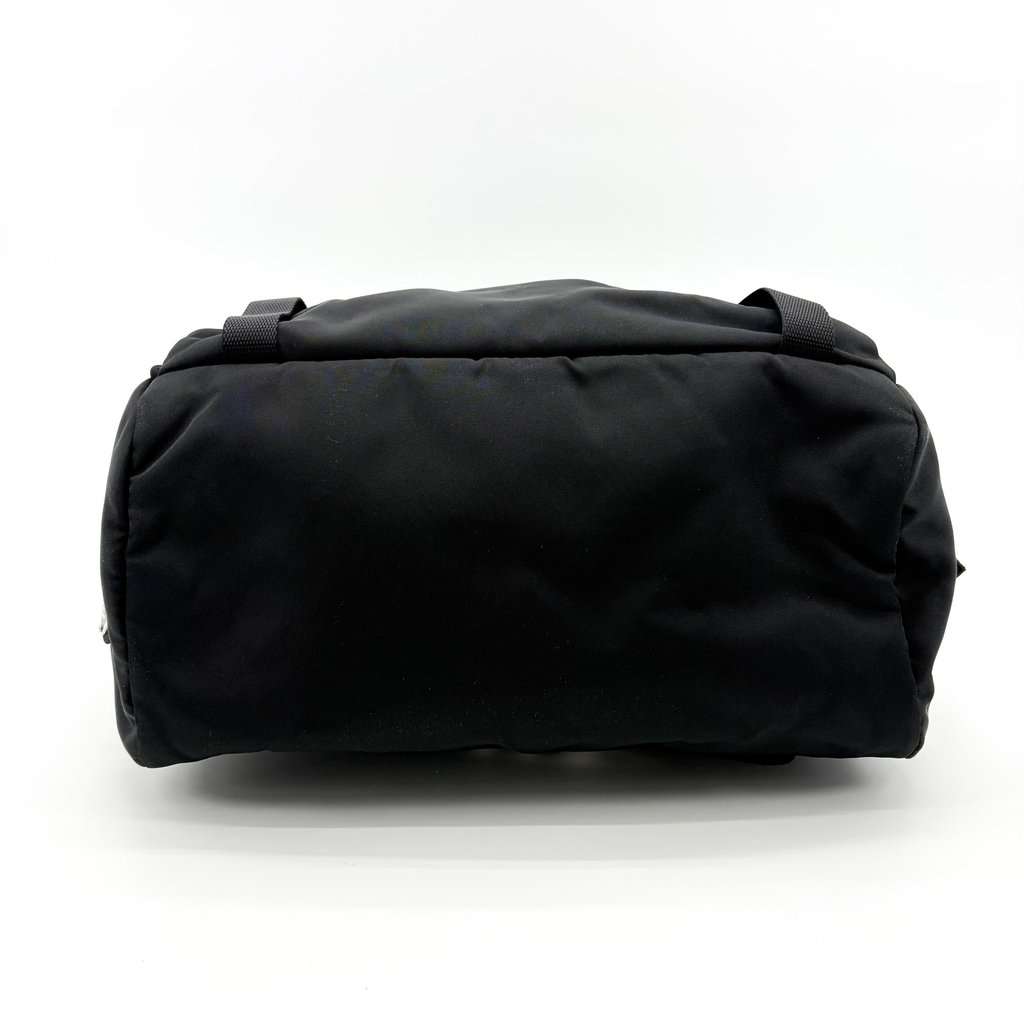 Prada Re-Nylon Backpack Medium Black Black Polyamide Good - Box View