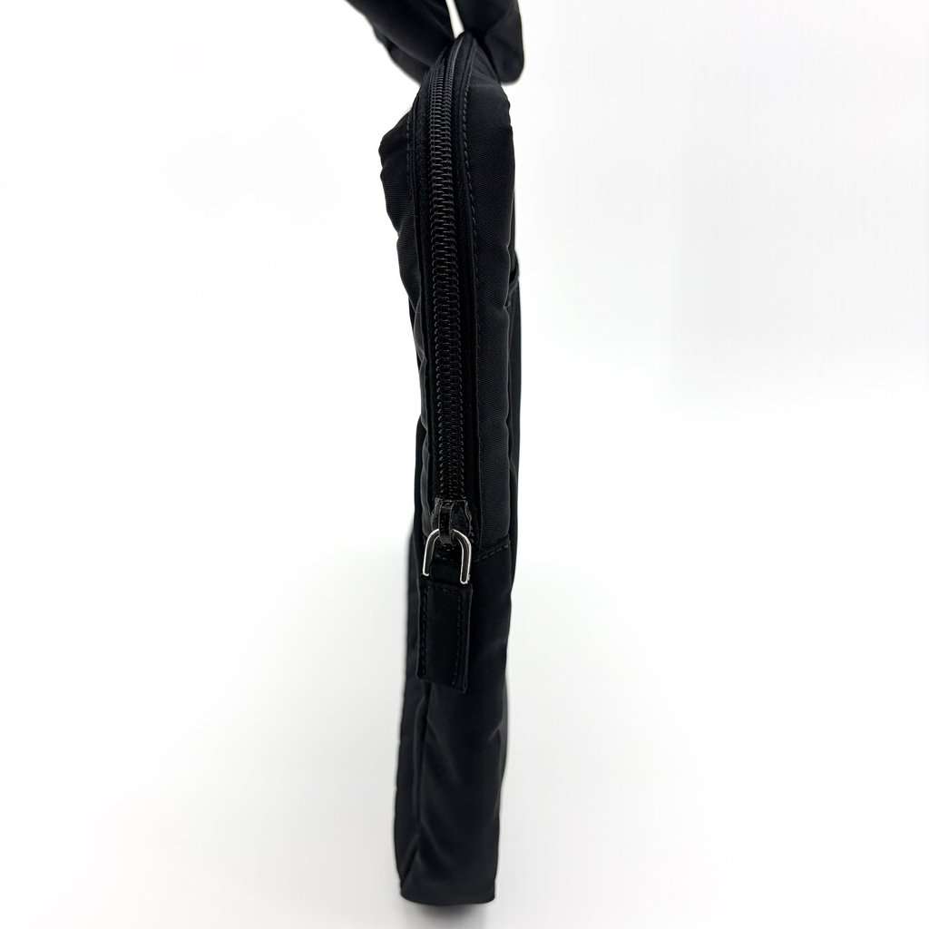 Prada Re-Nylon Travel Pouch Black Black Polyamide Good - Inside View