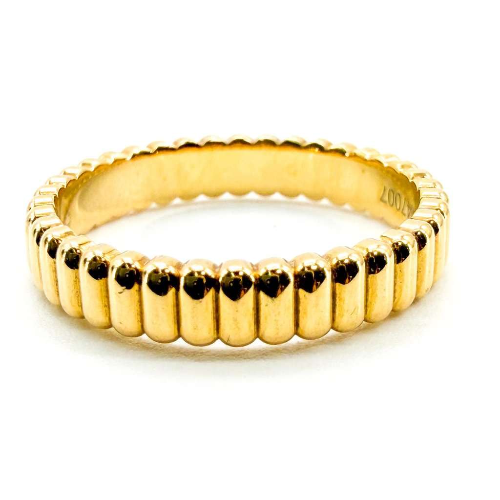 Boucheron Cattle Grogren Small Ring Gold Diamond Good - Inside View