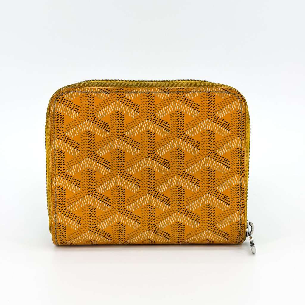 Goyard Martinon Mini Wallet Yellow MultiColor Canvas Very good - Inside View