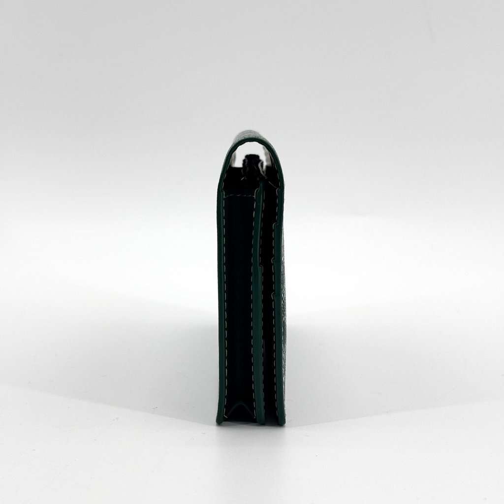 Goyard Richelieu Long Wallet Green Green Canvas Very good - Model View