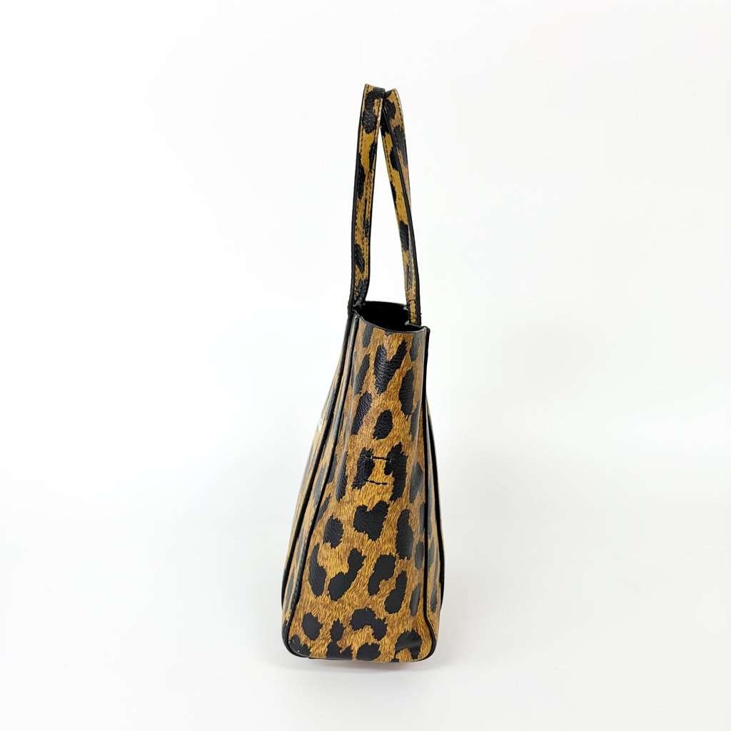 Balenciaga XS Everyday Leopard Tote Bag MultiColor Leather Very good - Inside View