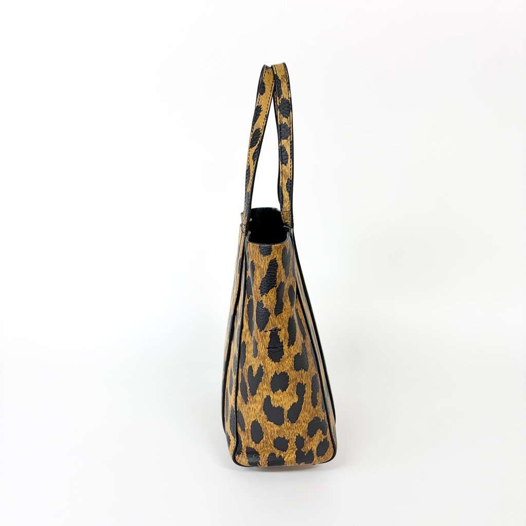 Balenciaga XS Everyday Leopard Tote Bag MultiColor Leather Very good - Model View