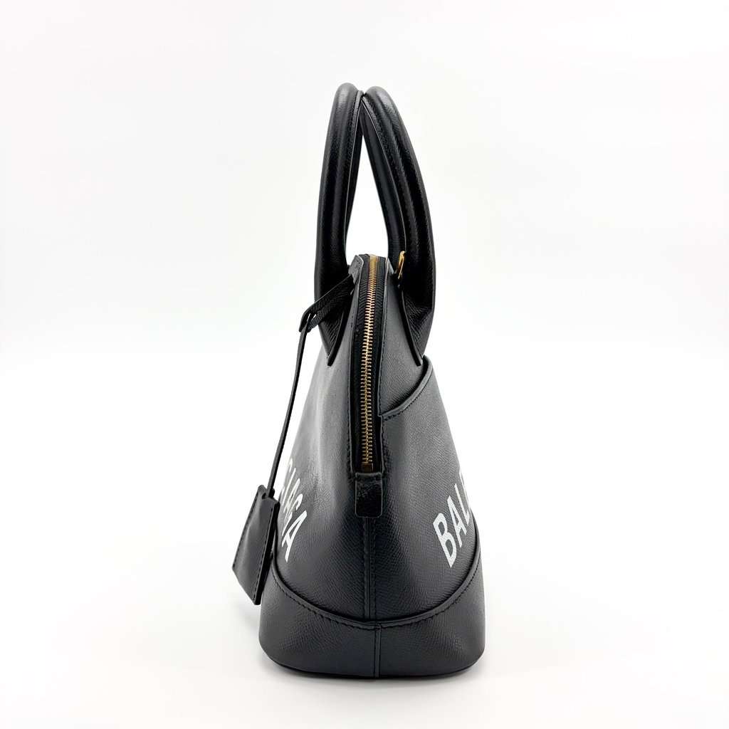 Balenciaga Bill Top Handle Bag Small Black Black Leather Very good - Model View