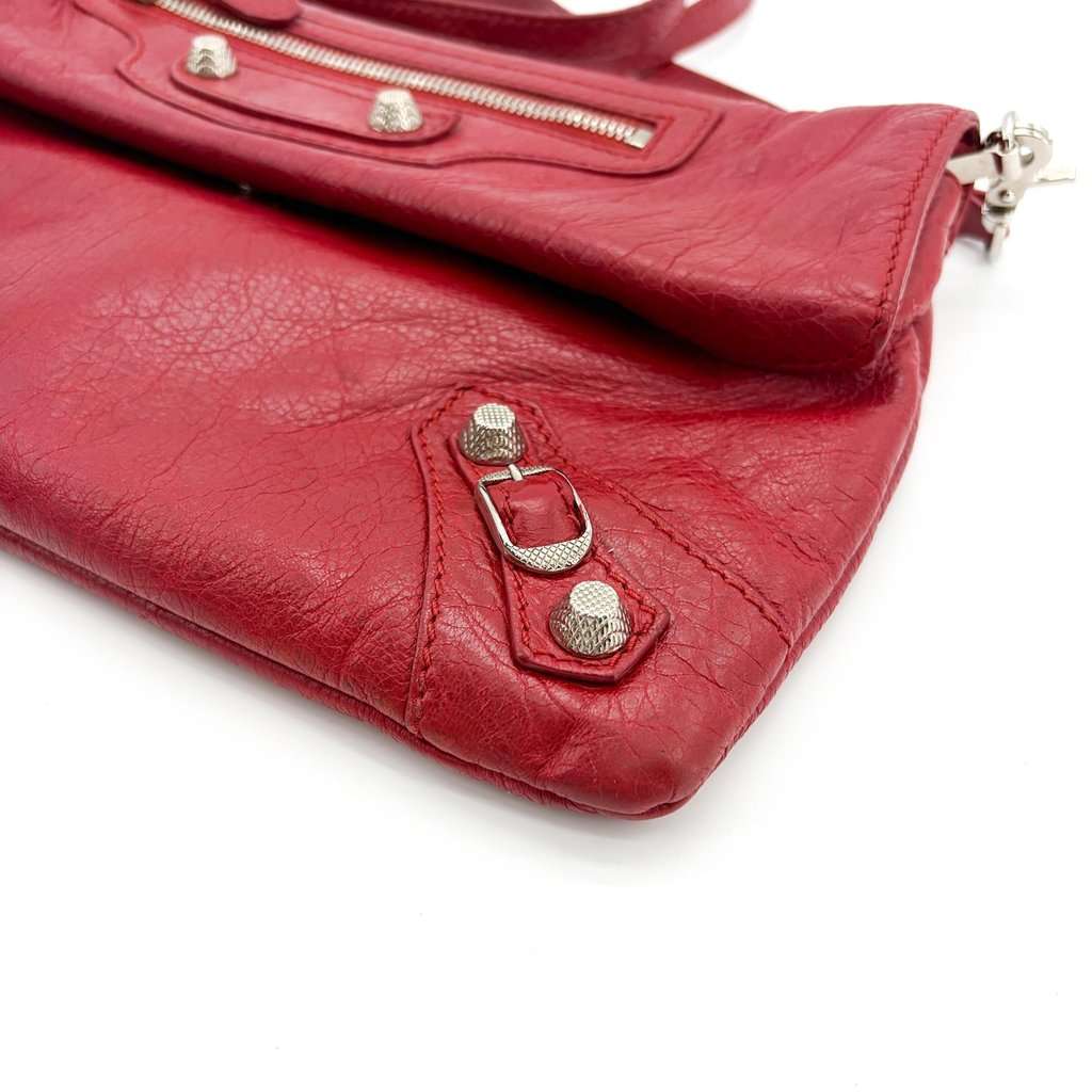 Balenciaga Giant 12 Gold Hip Bag Red Red Leather Good - Box View