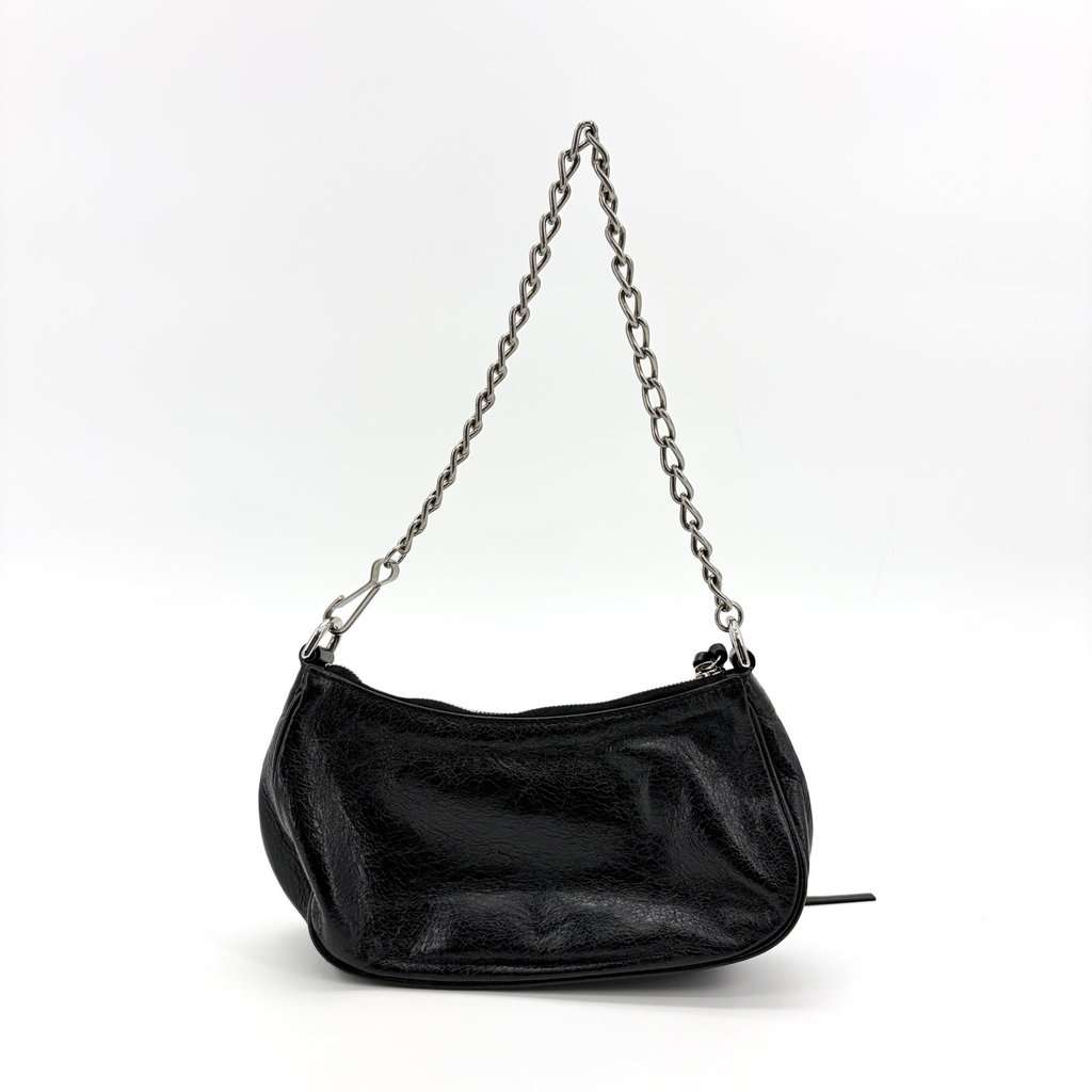 Balenciaga Le Cagol Mini Chain Shoulder Bag Black Black Leather Very good - Inside View