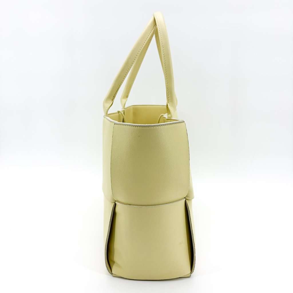 Bottega Veneta Small Arco Tote Bag Pale Yellow Yellow Leather Very good - Box View