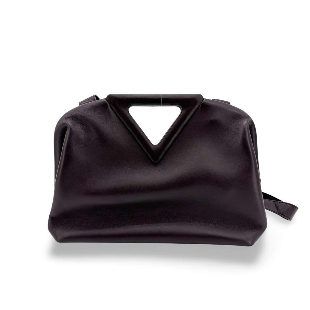 Bottega Veneta Medium Point Bag Burgundy Burgundy Leather Very good - Front View